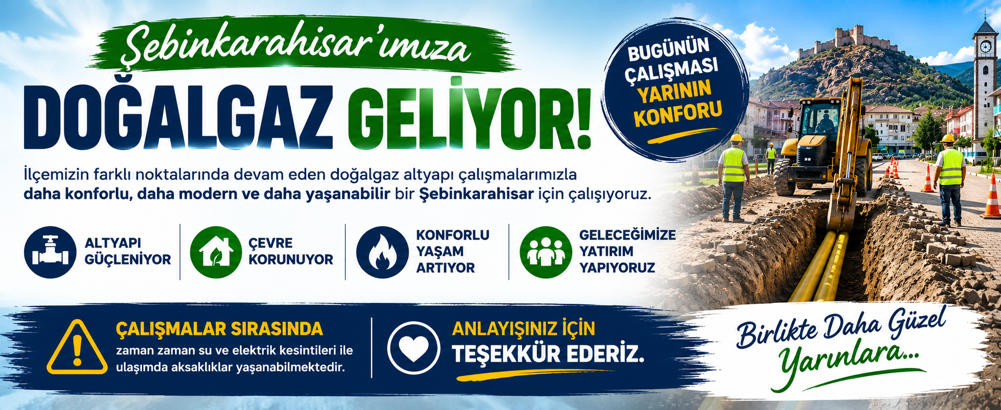 Şebinkarahisar’da Doğalgaz