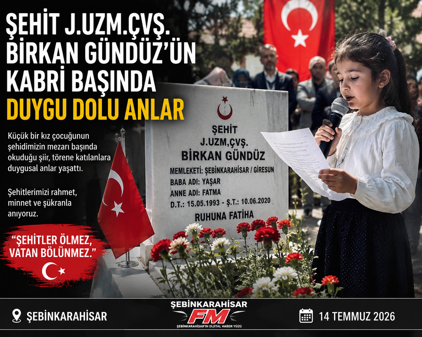 Şehit Jandarma Uzman Çavuş Birkan Gündüz