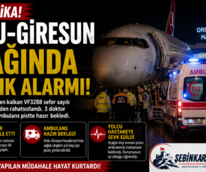 Ordu-Giresun Uçağında Korku Dolu Anlar