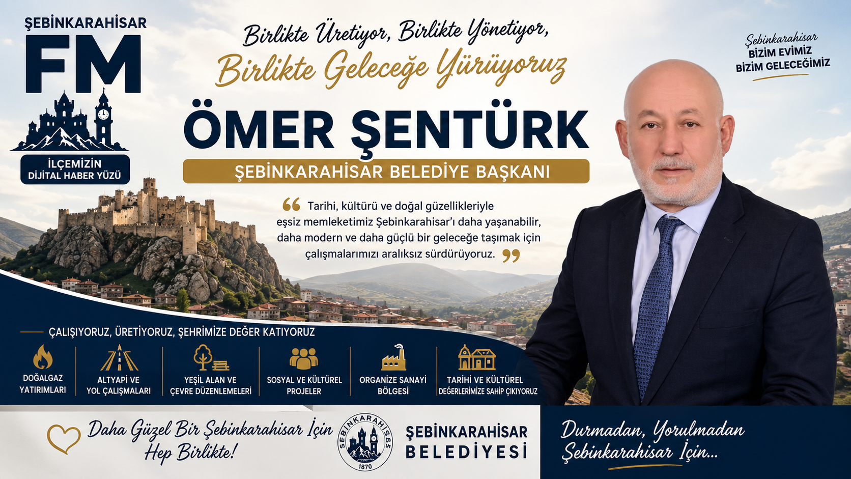 Ömer Şentürk – Şebinkarahisar Belediye Başkanı