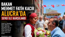 Şebinkarahisarlı Bakan Mehmet Fatih Kacır Alucra’da Sevgiyle Karşılandı