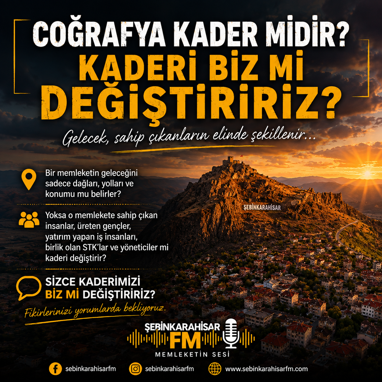 Coğrafya Kader midir, Yoksa Kaderi Biz mi Değiştiririz