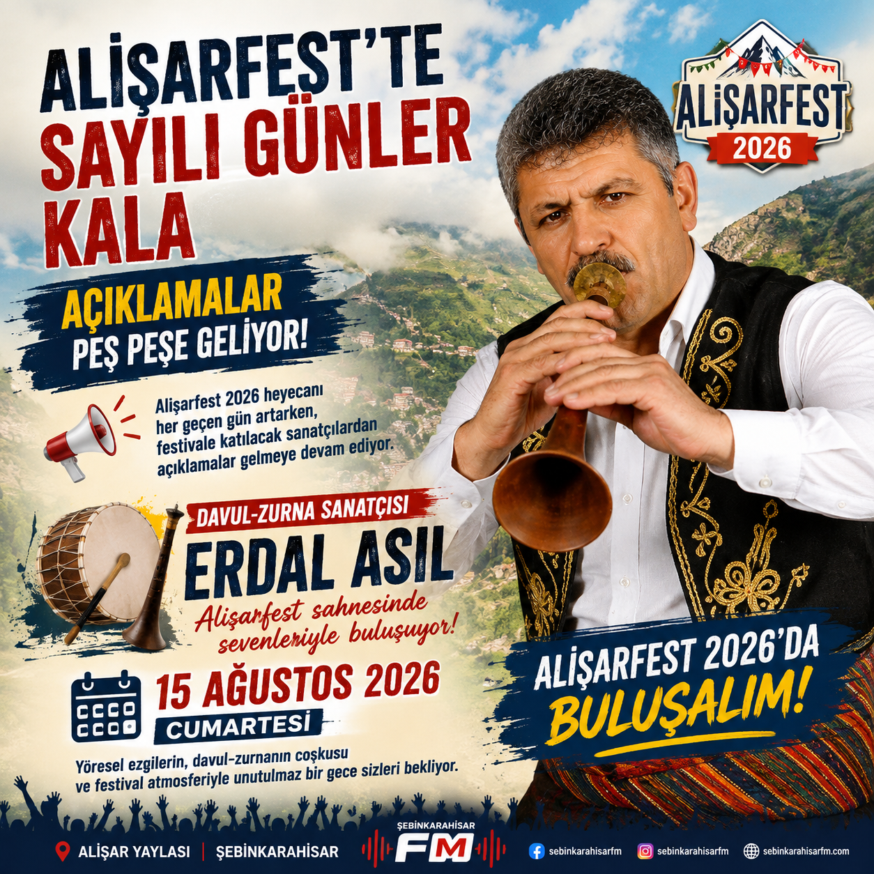Alişarfest’te Sayılı Günler Kala Açıklamalar Peş Peşe Geliyor