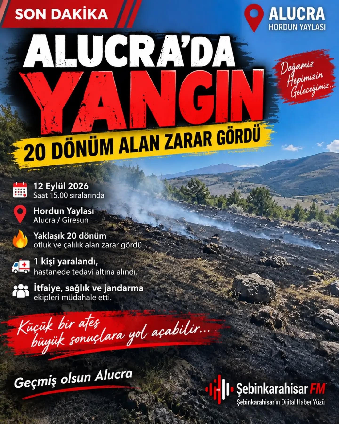  ALUCRA’DA YANGIN 