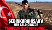 Şehir uzman çavuş Birkan Gündüz
