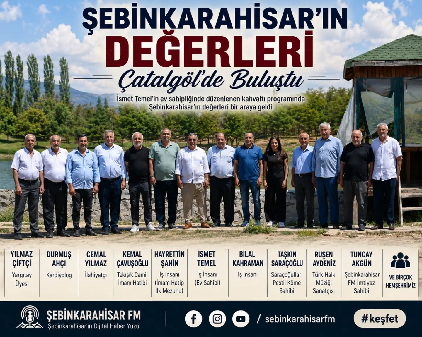 ŞEBİNKARAHİSAR’IN DÜNÜ, BUGÜNÜ VE DEĞERLERİ AYNI SOFRADA BULUŞTU